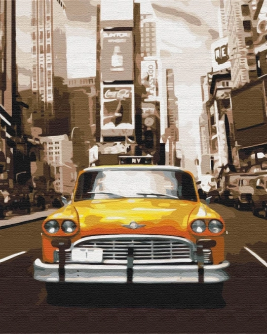 Malset New York Taxi von Paint It