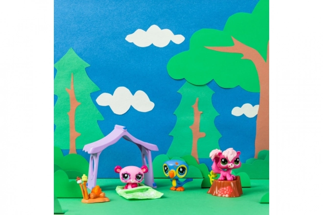 Littlest Pet Shop Camping Figuren Set