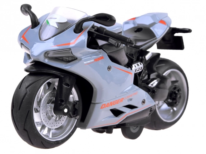 Diecast Motorrad mit Aufziehmechanismus