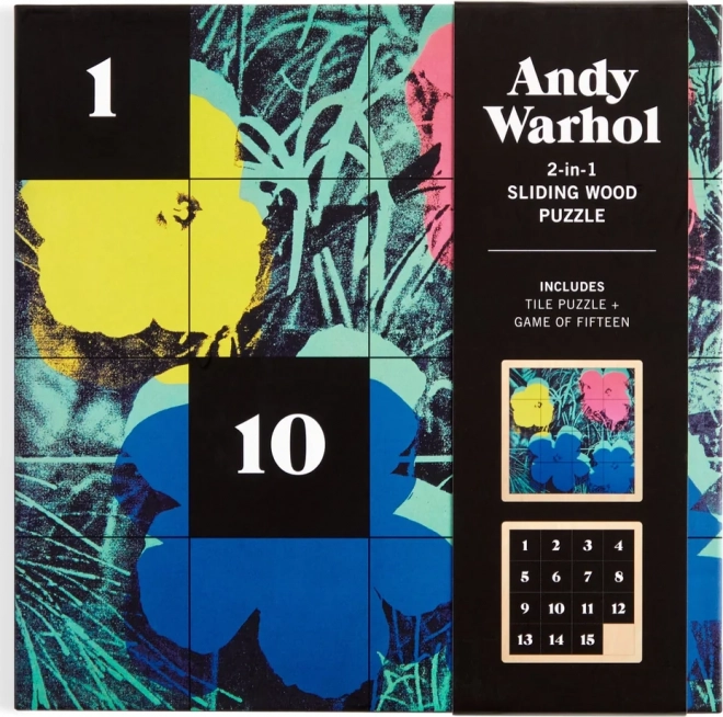 Galison Posuv-Puzzle – Andy Warhol: Blumen