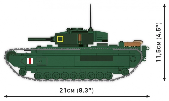 Churchill Mark IV Panzer Bausteine Set