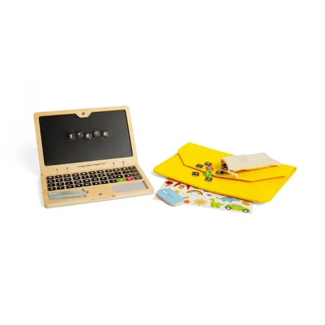 Bigjigs Toys Holz-Magnet-Laptop
