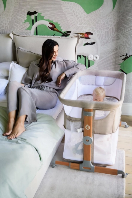 Babybett MoMi SMART BED 3-in-1 Grau