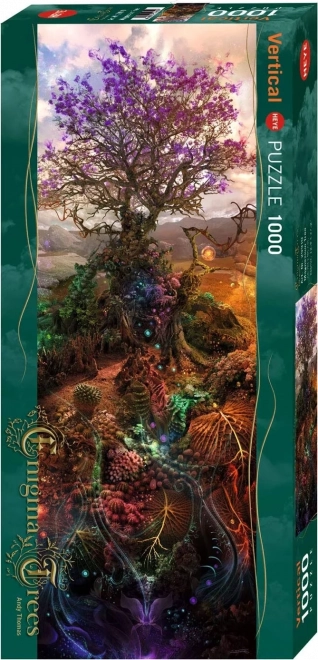 Vertikales Puzzle Enigma Trees: Magnesiabaum 1000 Teile