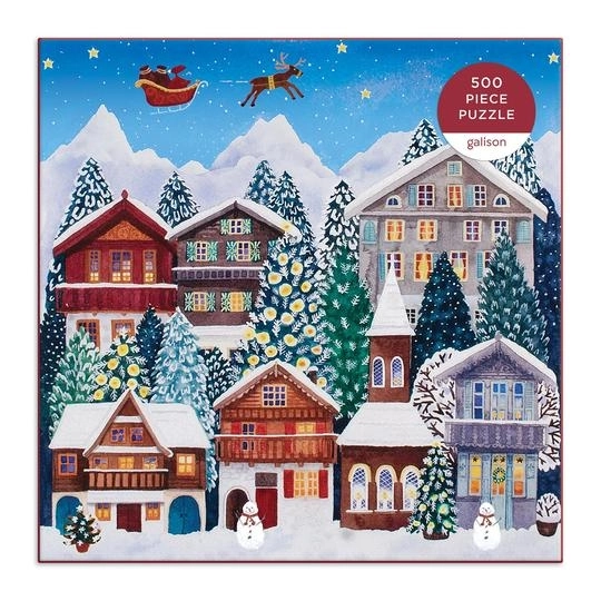 Galison Weihnachts-Puzzle 500 Teile