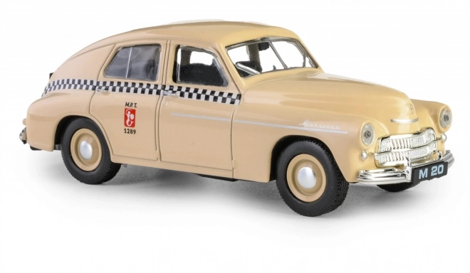 Modellauto PRL Warszawa M20 Taxi Sandfarben