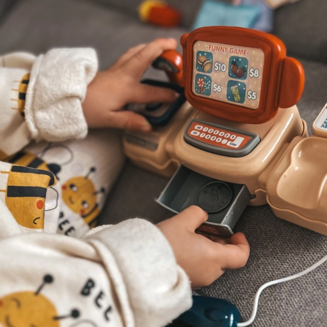 Spielzeug Supermarkt mit Kasse und Scanner