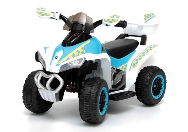 Kinderbatterie-Quad mit Polizeimotiv