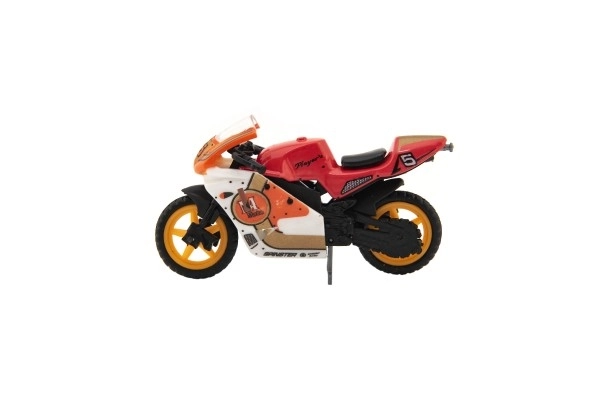 Rennmotorrad Metall/Plastik 8cm Freilauf