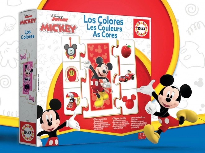 Educa Puzzle Mickey und Freunde: Farben lernen