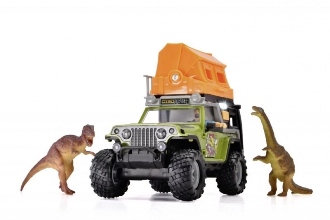 Dino-Camper Jeep mit Sound und Licht