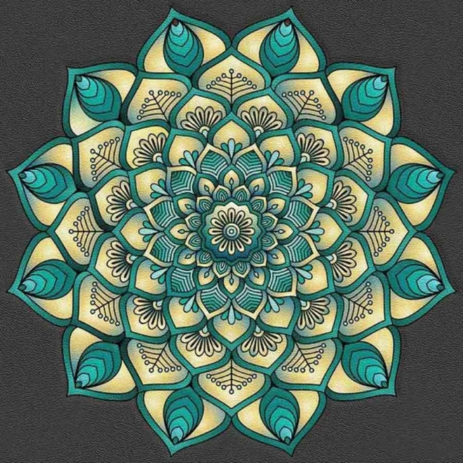 Diamantmalerei Türkisfarbene Mandala