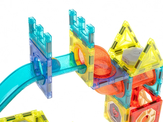 Magnetische leuchtende Murmelbahn-Bausteine 75 Teile