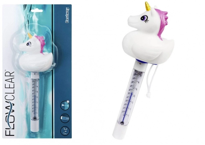 Schwimmthermometer Einhorn Bestway