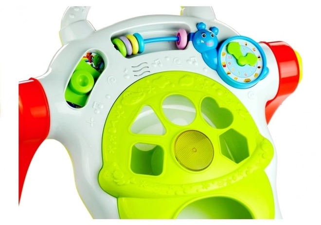 Bunter Lernlaufwagen für Kinder mit Musik und Licht