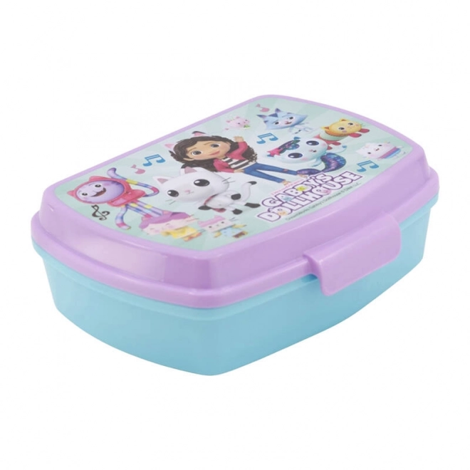 Kinder-Brotzeitbox Gabby's Dollhouse Stor rosa-blau