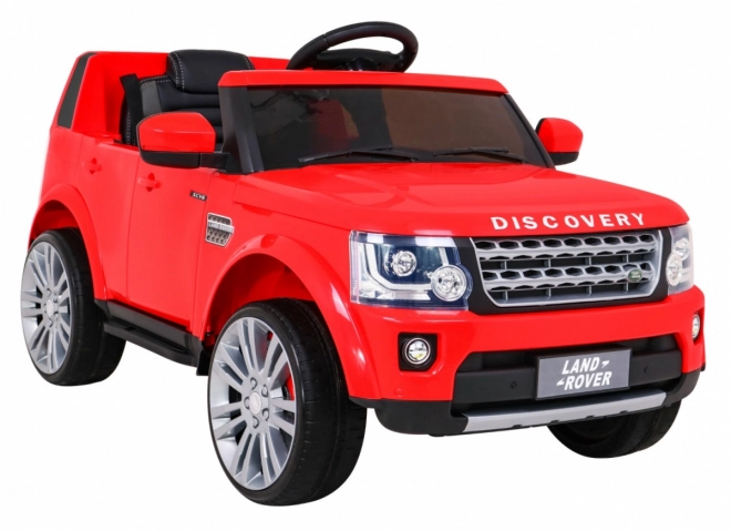 Land Rover Discovery Kinder Elektroauto Rot + Fernsteuerung + EVA Räder + langsamer Start + MP3 Radio