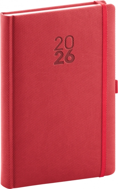 Tageskalender Diamante Rot 2026