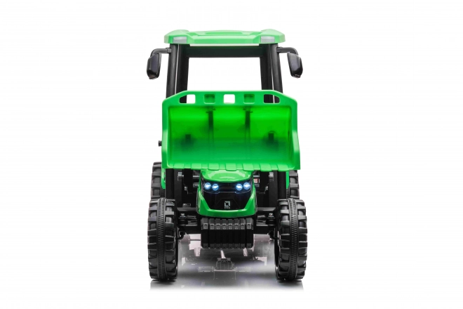 MEGA Traktor D68 mit Anhänger grün