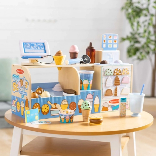 Große Eisdiele - Holzspielset für Rollenspiele