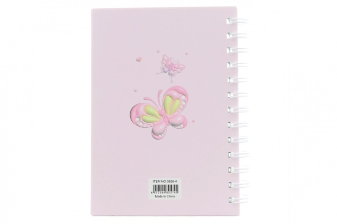 Notizbuch mit Schmetterlingsmotiv