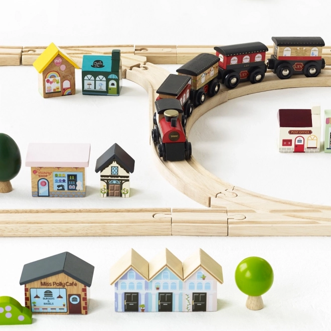 Holz-Eisenbahnset City von Le Toy Van