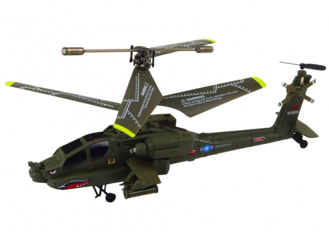 Ferngesteuerter Militärhubschrauber Apache in Khaki