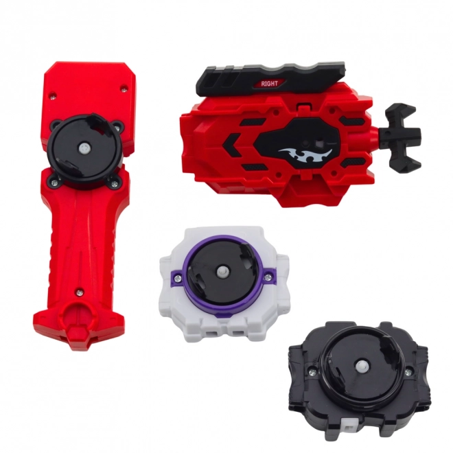 Wirbelnde Scheiben Spinner Spielset mit Abschussvorrichtungen 8 Stk