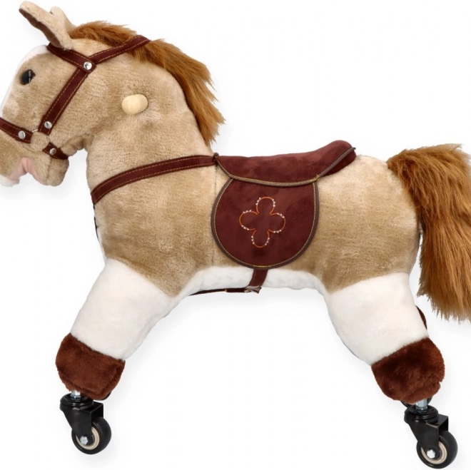 Schaukelpferd Mustang mit Rollen