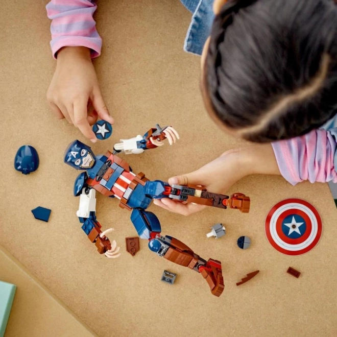 Sammelbare LEGO Figur: Captain America