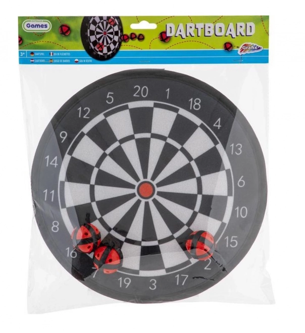 Zielscheibe mit Klettverschluss und Bällen 29,5 cm