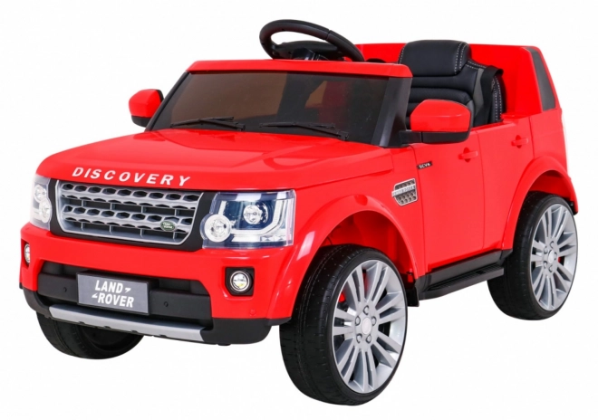Land Rover Discovery Kinder Elektroauto Rot + Fernsteuerung + EVA Räder + langsamer Start + MP3 Radio