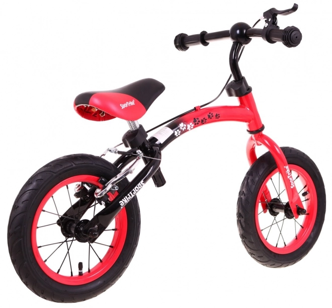 Laufrad Kinder Boomerang Sportrike Rot