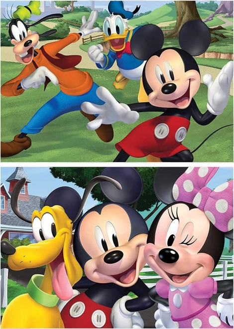Holzpuzzle Mickey und Freunde 2x50 Teile