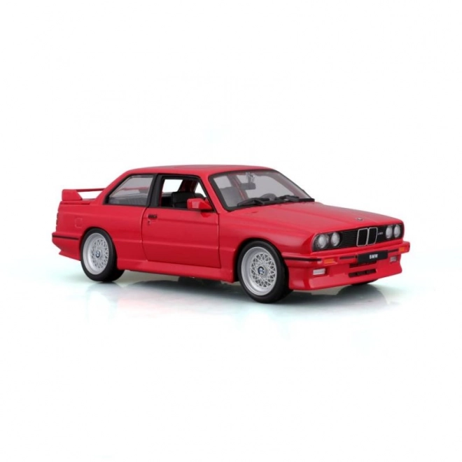 Bburago BMW 3er M3 1988 Rot Modellauto