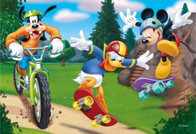 Puzzle Mickey Sports 2x77 Teile