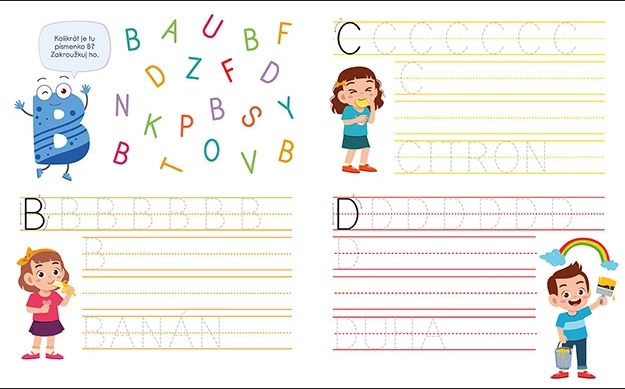 Heft für Vorschulkinder Schreiben und Buchstaben