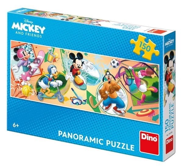 Panorama-Puzzle MICKEY UND FREUNDE 150 Teile