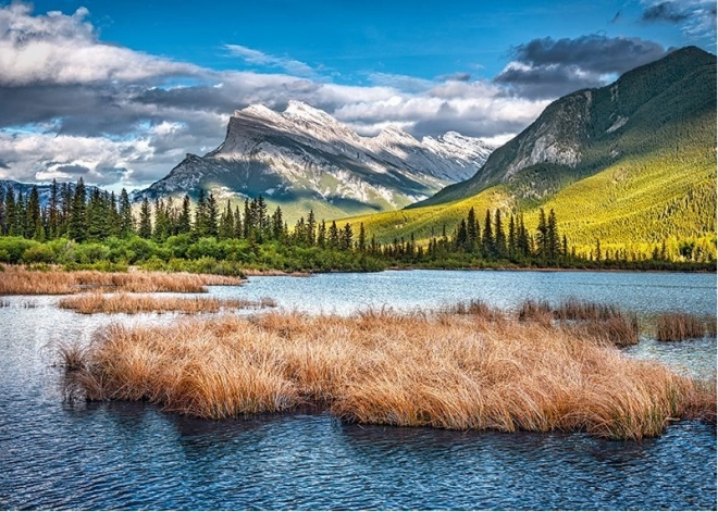 Cherry Pazzi Puzzle Jezero Vermilion im Banff Nationalpark Kanada 1000 Teile