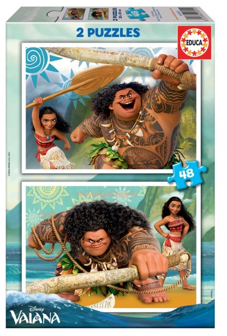 Disney Puzzle Vaiana 2x48 Teile