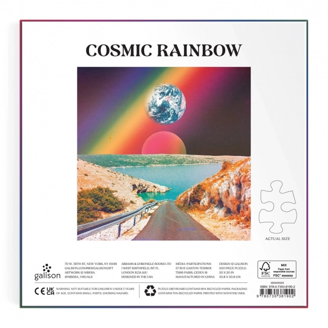 Galison Puzzle Kosmische Regenbogen