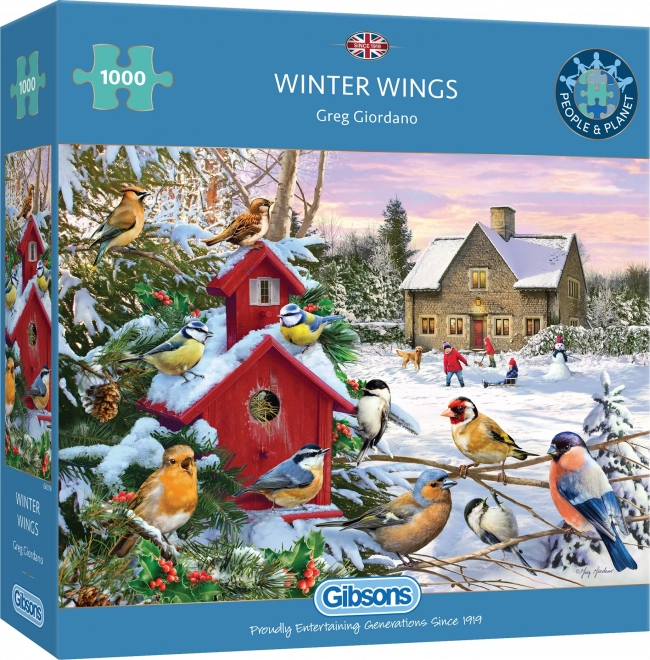 GIBSONS Puzzle Winterflügel 1000 Teile