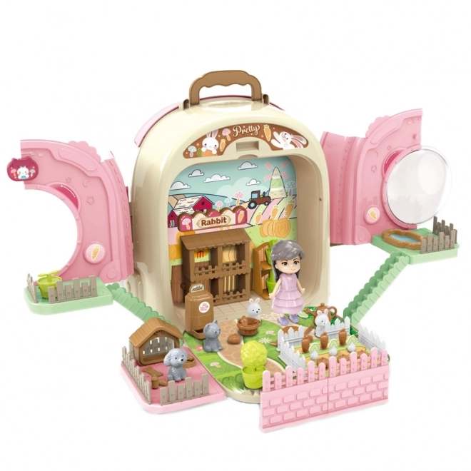 Häschen im Bauernhof-Set 3in1