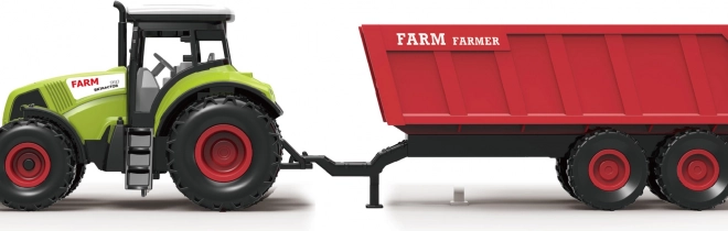 Traktor mit Anhänger und Effekten