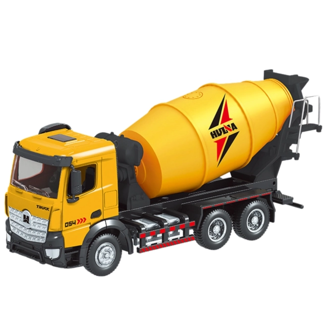 Baufahrzeug Betonmischer Huina gelb