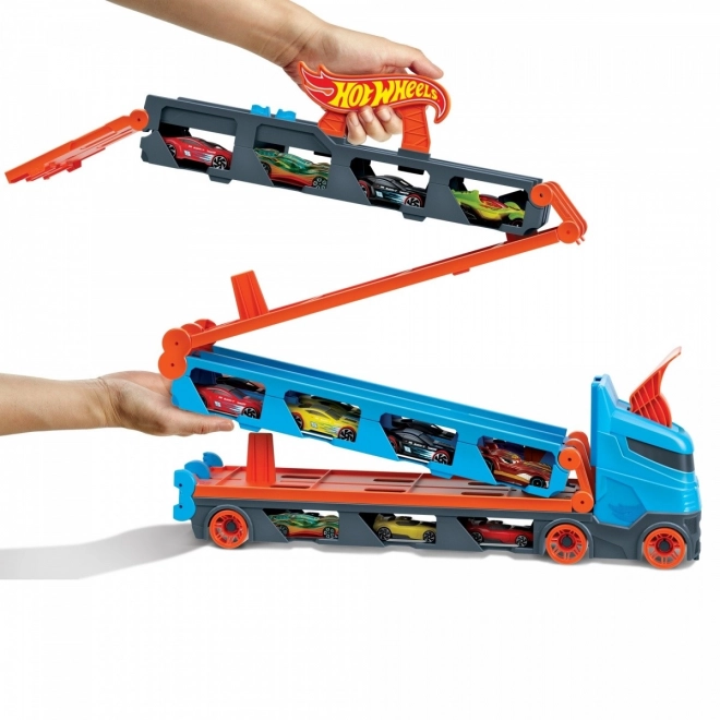 Hot Wheels 2-in-1 Renntransporter