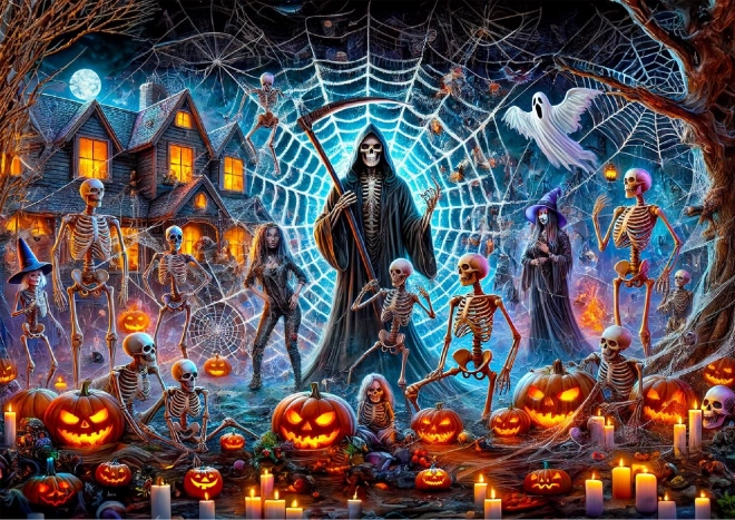 Hölzernes Puzzle Halloween Meister des Todes