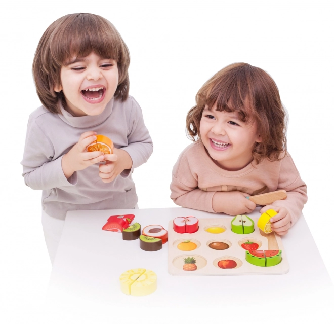 Obst-Schneideset für Kinder von Classic World - Montessori-Set