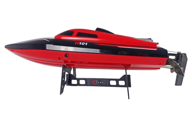 Rote ferngesteuerte Schnellboot