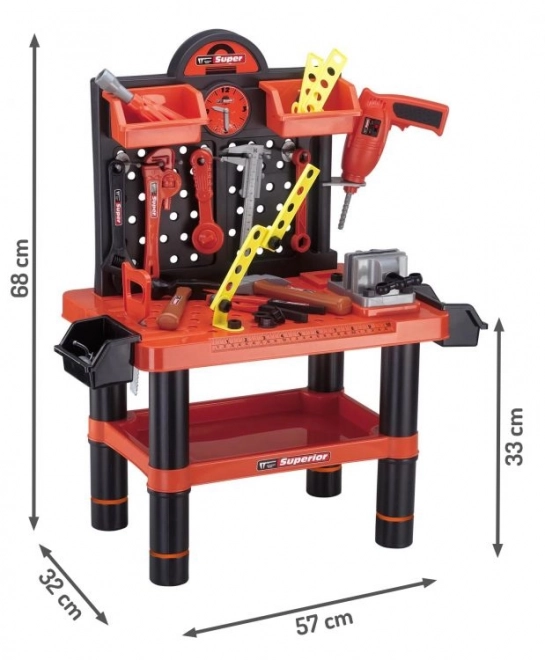 Kinderspielzeug-Werkbank Superior